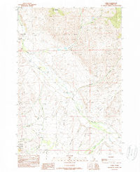 Lemhi Idaho Historical topographic map, 1:24000 scale, 7.5 X 7.5 Minute, Year 1989