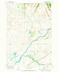 Lemon Lake Idaho Historical topographic map, 1:24000 scale, 7.5 X 7.5 Minute, Year 1965
