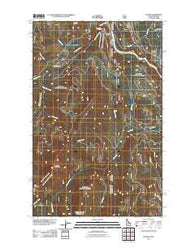 Leonia Idaho Historical topographic map, 1:24000 scale, 7.5 X 7.5 Minute, Year 2011