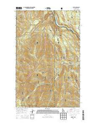 Leonia Idaho Current topographic map, 1:24000 scale, 7.5 X 7.5 Minute, Year 2013