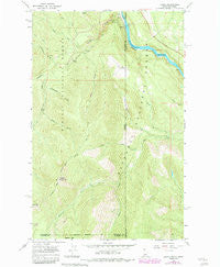 Leonia Idaho Historical topographic map, 1:24000 scale, 7.5 X 7.5 Minute, Year 1965