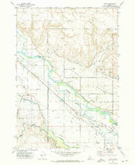 Letha Idaho Historical topographic map, 1:24000 scale, 7.5 X 7.5 Minute, Year 1971