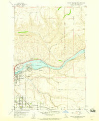 Lewiston Orchards North Idaho Historical topographic map, 1:24000 scale, 7.5 X 7.5 Minute, Year 1958