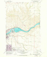 Lewiston Orchards North Idaho Historical topographic map, 1:24000 scale, 7.5 X 7.5 Minute, Year 1958