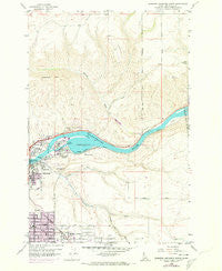 Lewiston Orchards North Idaho Historical topographic map, 1:24000 scale, 7.5 X 7.5 Minute, Year 1958