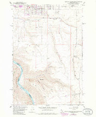 Lewiston Orchards South Idaho Historical topographic map, 1:24000 scale, 7.5 X 7.5 Minute, Year 1958