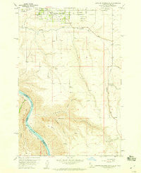Lewiston Orchards South Idaho Historical topographic map, 1:24000 scale, 7.5 X 7.5 Minute, Year 1958