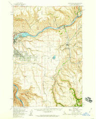 Lewiston Orchards Idaho Historical topographic map, 1:62500 scale, 15 X 15 Minute, Year 1958