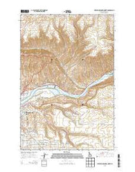 Lewiston Orchards North Idaho Current topographic map, 1:24000 scale, 7.5 X 7.5 Minute, Year 2013
