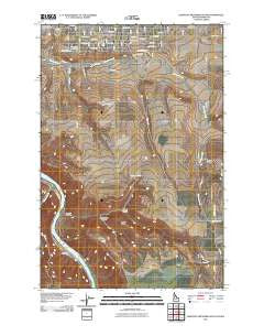 Lewiston Orchards South Idaho Historical topographic map, 1:24000 scale, 7.5 X 7.5 Minute, Year 2011