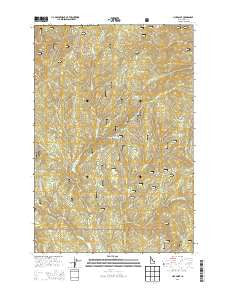 Lick Point Idaho Current topographic map, 1:24000 scale, 7.5 X 7.5 Minute, Year 2013