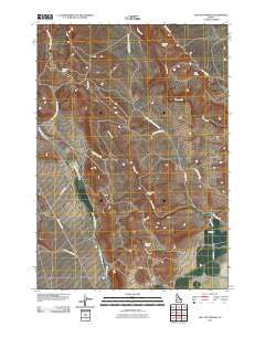 Lidy Hot Springs Idaho Historical topographic map, 1:24000 scale, 7.5 X 7.5 Minute, Year 2010