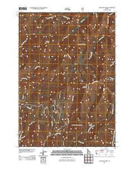 Lightning Ridge Idaho Historical topographic map, 1:24000 scale, 7.5 X 7.5 Minute, Year 2011
