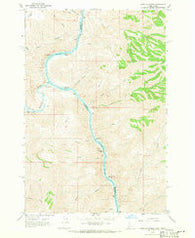 Limekiln Rapids Idaho Historical topographic map, 1:24000 scale, 7.5 X 7.5 Minute, Year 1968