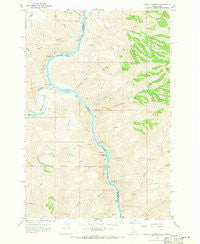 Limekiln Rapids Idaho Historical topographic map, 1:24000 scale, 7.5 X 7.5 Minute, Year 1968