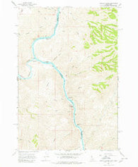 Limekiln Rapids Idaho Historical topographic map, 1:24000 scale, 7.5 X 7.5 Minute, Year 1968