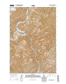 Limekiln Rapids Idaho Current topographic map, 1:24000 scale, 7.5 X 7.5 Minute, Year 2013