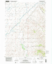 Lincoln Creek Idaho Historical topographic map, 1:24000 scale, 7.5 X 7.5 Minute, Year 1998