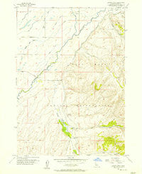 Lincoln Creek Idaho Historical topographic map, 1:24000 scale, 7.5 X 7.5 Minute, Year 1955