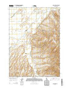 Lincoln Creek Idaho Current topographic map, 1:24000 scale, 7.5 X 7.5 Minute, Year 2013