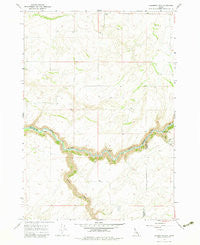 Linderman Dam Idaho Historical topographic map, 1:24000 scale, 7.5 X 7.5 Minute, Year 1965