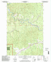Lindstrom Peak Idaho Historical topographic map, 1:24000 scale, 7.5 X 7.5 Minute, Year 1995