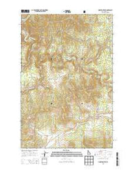 Lindstrom Peak Idaho Current topographic map, 1:24000 scale, 7.5 X 7.5 Minute, Year 2013