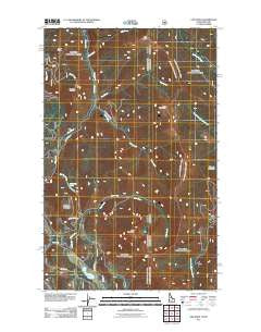 Line Point Idaho Historical topographic map, 1:24000 scale, 7.5 X 7.5 Minute, Year 2011