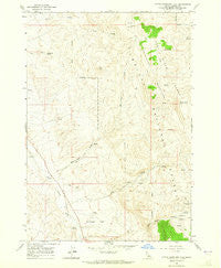 Little Antelope Flat Idaho Historical topographic map, 1:24000 scale, 7.5 X 7.5 Minute, Year 1963
