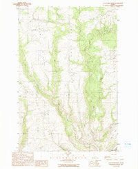 Little Bear Ridge Idaho Historical topographic map, 1:24000 scale, 7.5 X 7.5 Minute, Year 1990