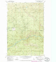 Little Goat Mountains Idaho Historical topographic map, 1:24000 scale, 7.5 X 7.5 Minute, Year 1981