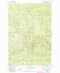 Little Goat Mountains Idaho Historical topographic map, 1:24000 scale, 7.5 X 7.5 Minute, Year 1981