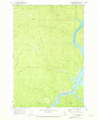 Little Green Mountain Idaho Historical topographic map, 1:24000 scale, 7.5 X 7.5 Minute, Year 1969