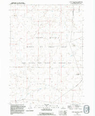 Little Joe Butte Idaho Historical topographic map, 1:24000 scale, 7.5 X 7.5 Minute, Year 1992