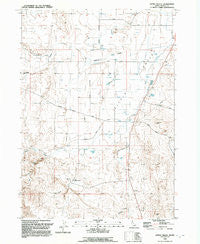 Little Valley Idaho Historical topographic map, 1:24000 scale, 7.5 X 7.5 Minute, Year 1992