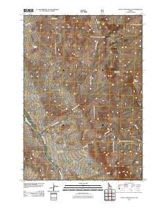 Little Antelope Flat Idaho Historical topographic map, 1:24000 scale, 7.5 X 7.5 Minute, Year 2011