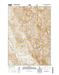 Little Antelope Flat Idaho Current topographic map, 1:24000 scale, 7.5 X 7.5 Minute, Year 2013