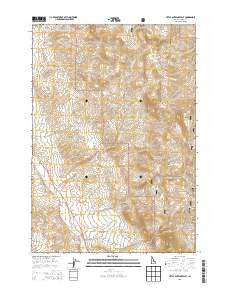 Little Antelope Flat Idaho Current topographic map, 1:24000 scale, 7.5 X 7.5 Minute, Year 2013