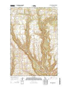 Little Bear Ridge Idaho Current topographic map, 1:24000 scale, 7.5 X 7.5 Minute, Year 2013