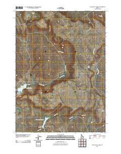 Little Blue Table Idaho Historical topographic map, 1:24000 scale, 7.5 X 7.5 Minute, Year 2010