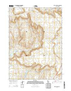 Little Blue Table Idaho Current topographic map, 1:24000 scale, 7.5 X 7.5 Minute, Year 2013