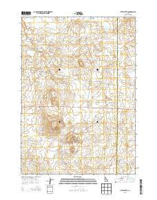 Little Butte Idaho Current topographic map, 1:24000 scale, 7.5 X 7.5 Minute, Year 2013