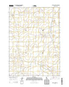 Little Joe Butte Idaho Current topographic map, 1:24000 scale, 7.5 X 7.5 Minute, Year 2013