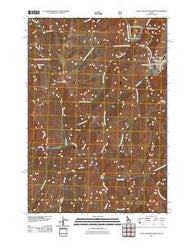 Little Soldier Mountain Idaho Historical topographic map, 1:24000 scale, 7.5 X 7.5 Minute, Year 2011