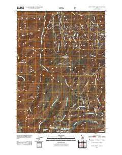 Little Trinity Lake Idaho Historical topographic map, 1:24000 scale, 7.5 X 7.5 Minute, Year 2011