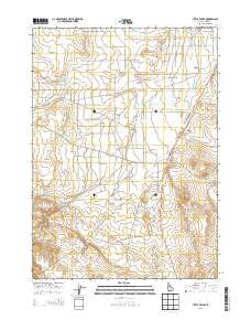 Little Valley Idaho Current topographic map, 1:24000 scale, 7.5 X 7.5 Minute, Year 2013