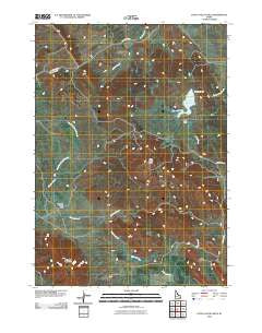 Little Valley Hills Idaho Historical topographic map, 1:24000 scale, 7.5 X 7.5 Minute, Year 2010