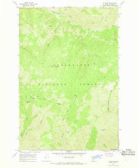 Liz Butte Idaho Historical topographic map, 1:24000 scale, 7.5 X 7.5 Minute, Year 1966