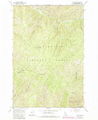 Liz Butte Idaho Historical topographic map, 1:24000 scale, 7.5 X 7.5 Minute, Year 1966