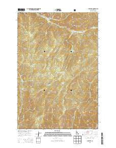 Liz Butte Idaho Current topographic map, 1:24000 scale, 7.5 X 7.5 Minute, Year 2013